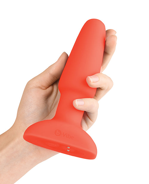 b-Vibe rimming anal plug 2 in vibrant orange