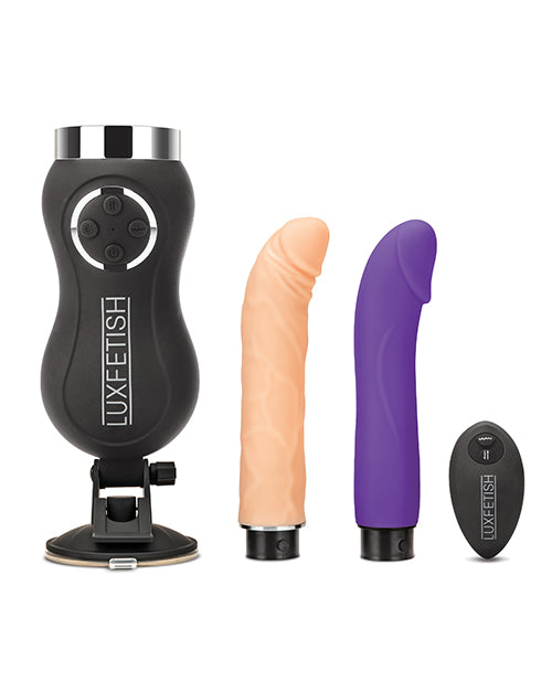 Lux Fetish Rechargeable Thrusting Compact Sex Machine With Remote
