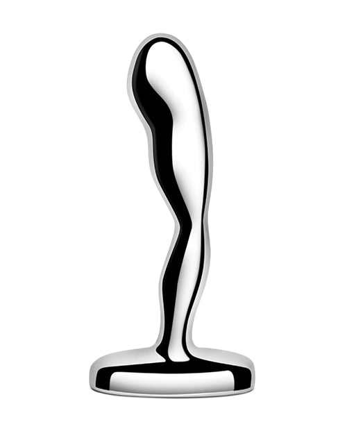 Polished stainless steel prostate anal plug for comfort