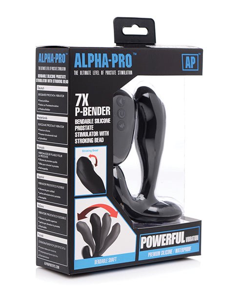 7X Bendable Prostate Stimulator with Stroking Bead | Shop Lowest Prices at Funlove.com