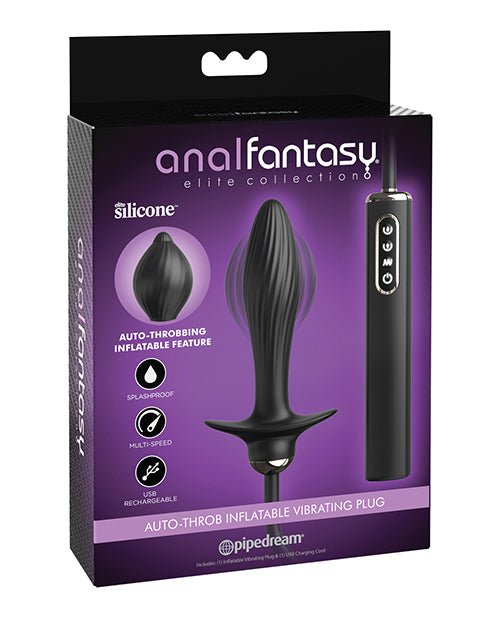 Anal Fantasy Elite Collection Auto Throb Inflatable Vibrating Plug | Shop Lowest Prices at Funlove.com