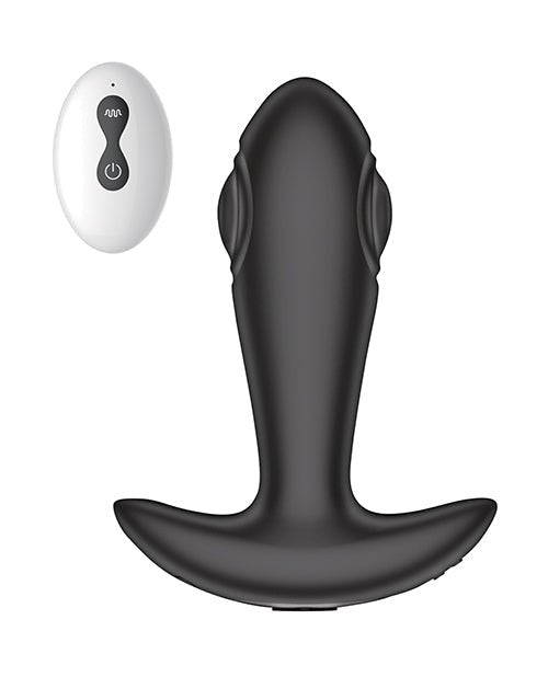 Atomic Tapping Anal Plug w/Remote Control - Black | Shop Lowest Prices at Funlove.com