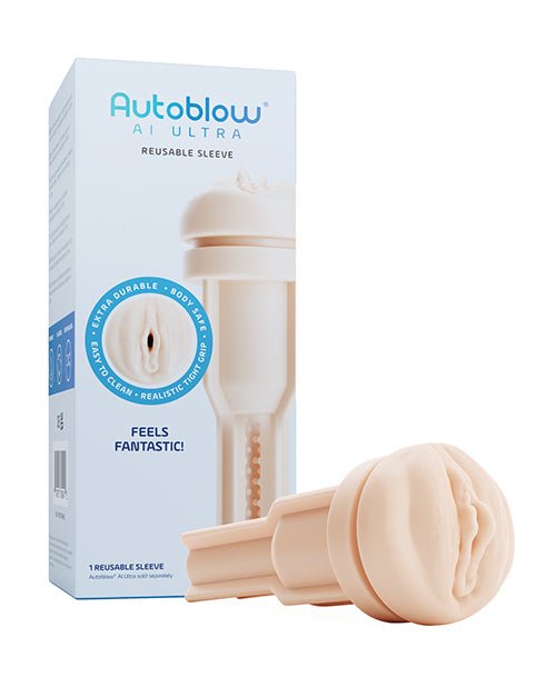 Autoblow AI Ultra Vagina Sleeve - Beige | Shop Lowest Prices at Funlove.com