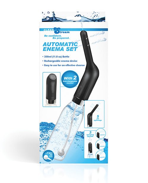 Automatic Travel Enema Set w/2 Nozzles - 350 ml | Shop Lowest Prices at Funlove.com