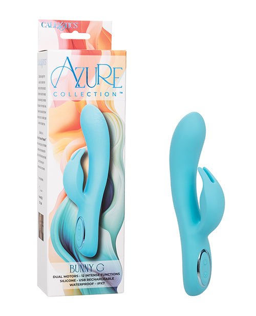 Azure Collection Bunny G Rabbit Vibrator - Blue | Shop Lowest Prices at Funlove.com