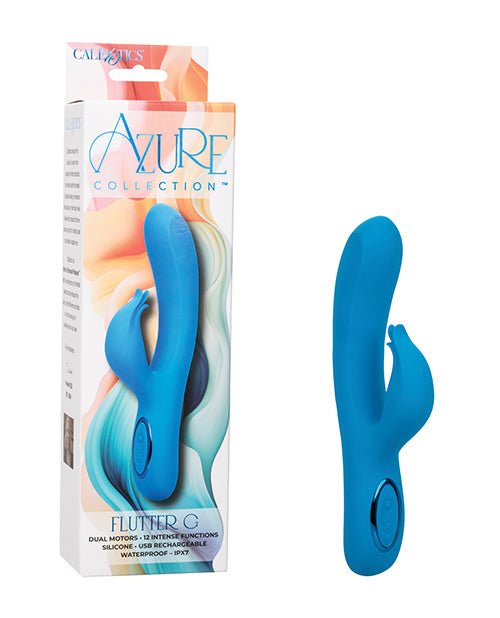 Azure Collection Flutter G Vibrator - Blue | Shop Lowest Prices at Funlove.com