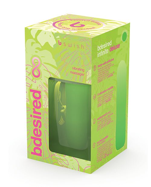 Bdesired Infinite Deluxe LE Paradise Vibrator - Green | Shop Lowest Prices at Funlove.com