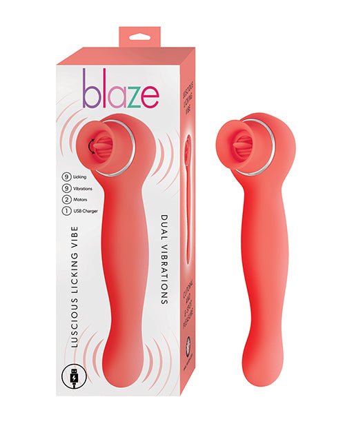 Blaze Luscious Licker Vibe - Coral | Shop Lowest Prices at Funlove.com