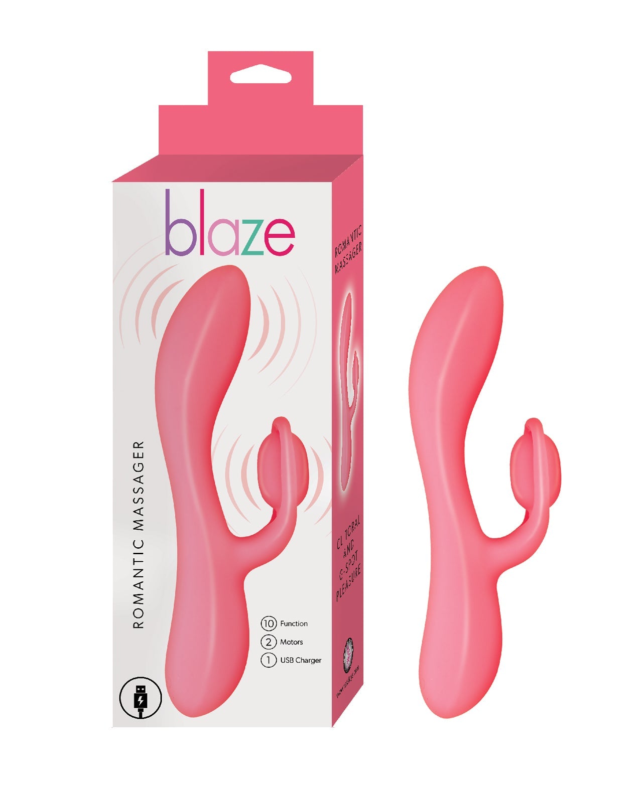 Blaze Romantic Massager - Red | Shop Lowest Prices at Funlove.com