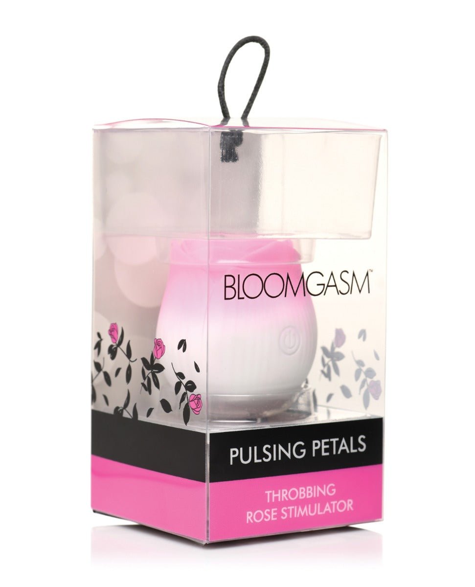 Bloomgasm Pulsing Petals Throbbing Rose Stimulator - Pink | Shop Lowest Prices at Funlove.com