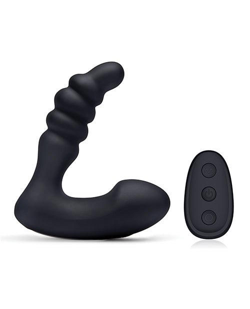 Blue Line Vibrating Prostate Prodder w/Remote - Black | Shop Lowest Prices at Funlove.com