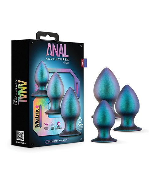 Blush Anal Adventures Matrix Metaverse Plug Kit | Shop Lowest Prices at Funlove.com