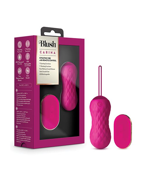 Blush Carina Remote Controlled Bullet - Velvet | Shop Lowest Prices at Funlove.com