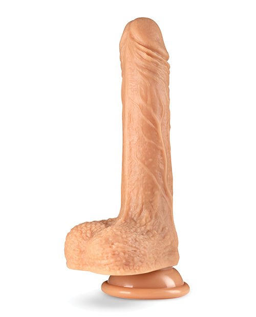 Blush Dr. Skin Silicone Dr. Grey 7" Thrusting Dildo - Vanilla | Shop Lowest Prices at Funlove.com