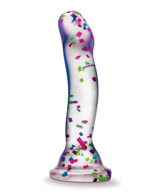 Blush Neo Elite Hanky Panky 7" Confetti Dildo - Glow In The Dark | Shop Lowest Prices at Funlove.com