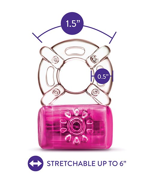 Blush Play With Me - Pleaser Rechargeable C - Ring - Pink | Shop Lowest Prices at Funlove.com