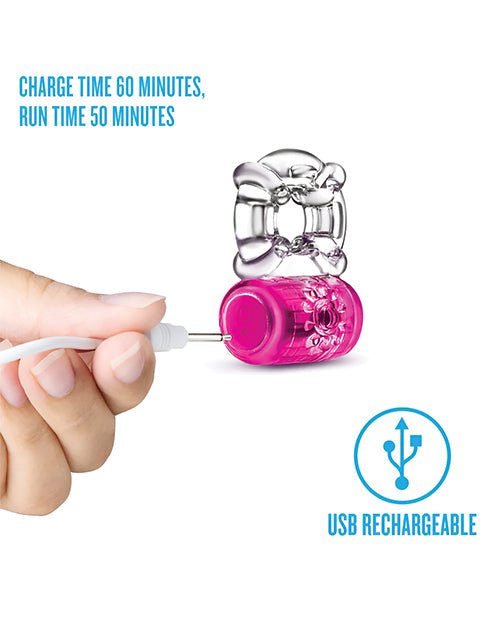 Blush Play With Me - Pleaser Rechargeable C - Ring - Pink | Shop Lowest Prices at Funlove.com