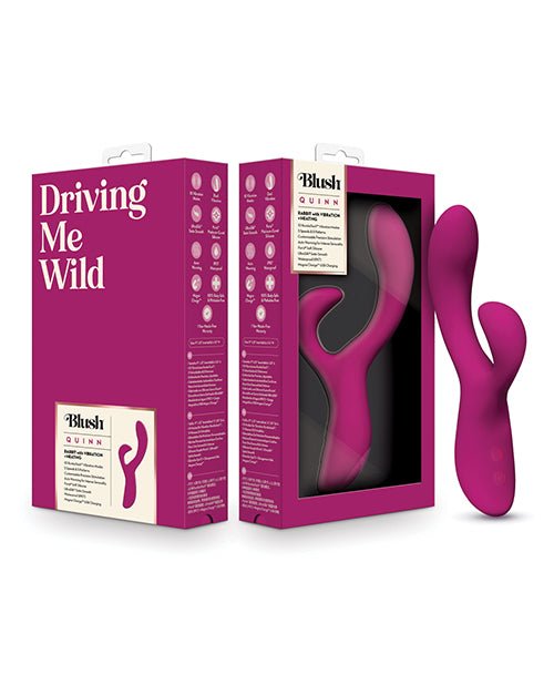 Blush Quinn Rabbit Vibrator - Burgundy | Shop Lowest Prices at Funlove.com