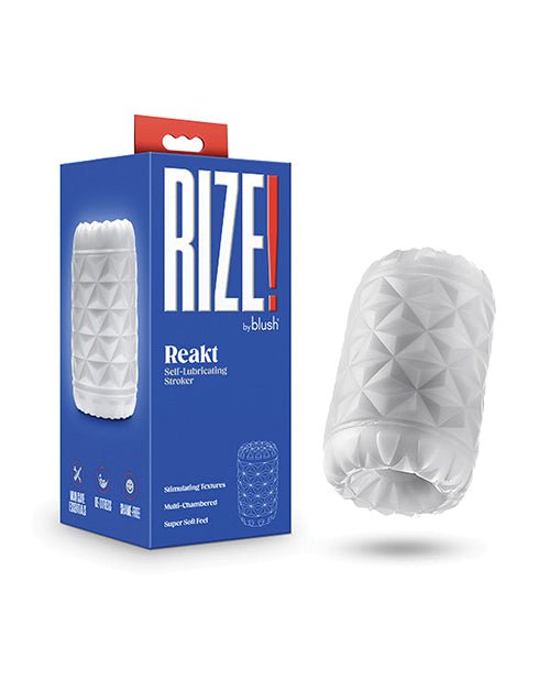 Blush Rize Self Lubricating Stroker - Reakt | Shop Lowest Prices at Funlove.com
