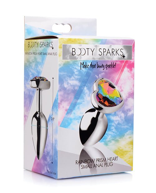Bootysparks Rainbow Prism Heart Anal Plug | Shop Lowest Prices at Funlove.com
