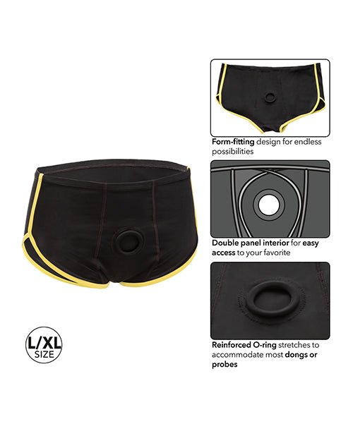 Boundless Boxer Brief - Black/Yellow L/XL | Shop Lowest Prices at Funlove.com