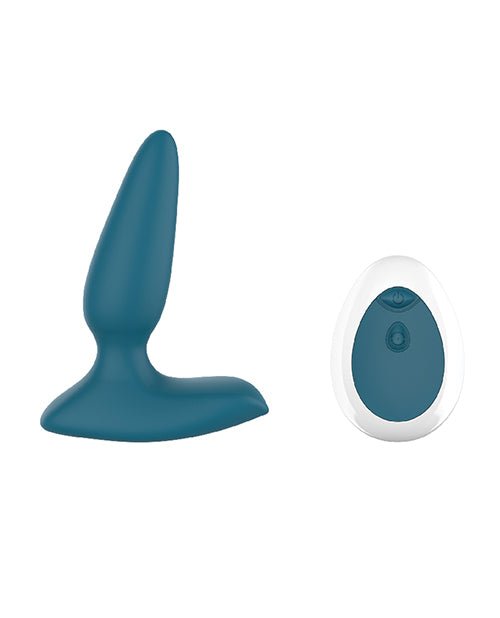Canna Vibrating Butt Plug w/Remote Control - Blue/Green | Shop Lowest Prices at Funlove.com
