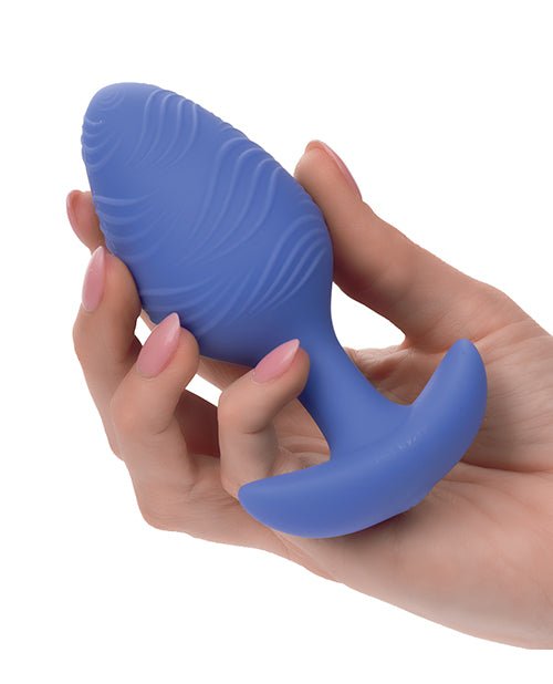 Cheeky Glow in the Dark Vibrating Butt Plug - Large Blue | Shop Lowest Prices at Funlove.com
