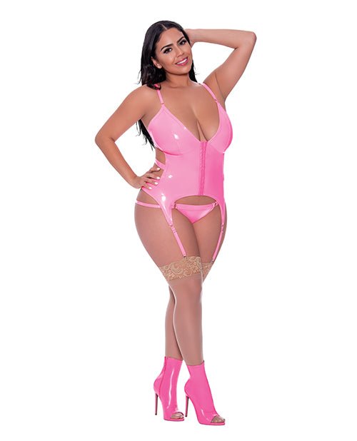 Club Candy Basque & Cheeky Panty Pink QN | Shop Lowest Prices at Funlove.com
