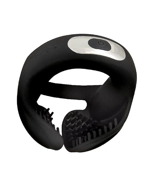 Cockpower Scrotum Hugger Cock Ring - Black | Shop Lowest Prices at Funlove.com