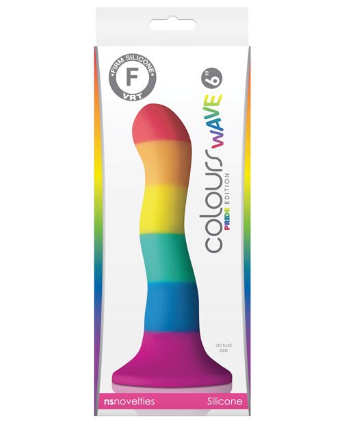 Colours Pride Edition 6" Wave Dildo | Shop Lowest Prices at Funlove.com