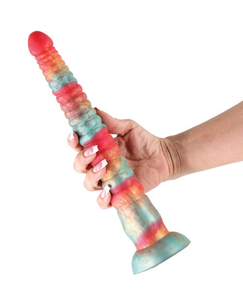 Colours Stacked 12" Dildo - Red/Gold | Shop Lowest Prices at Funlove.com