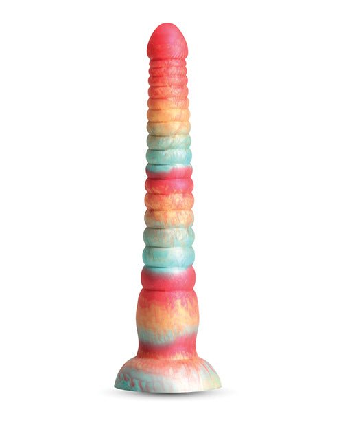 Colours Stacked 9" Dildo - Red/Gold | Shop Lowest Prices at Funlove.com