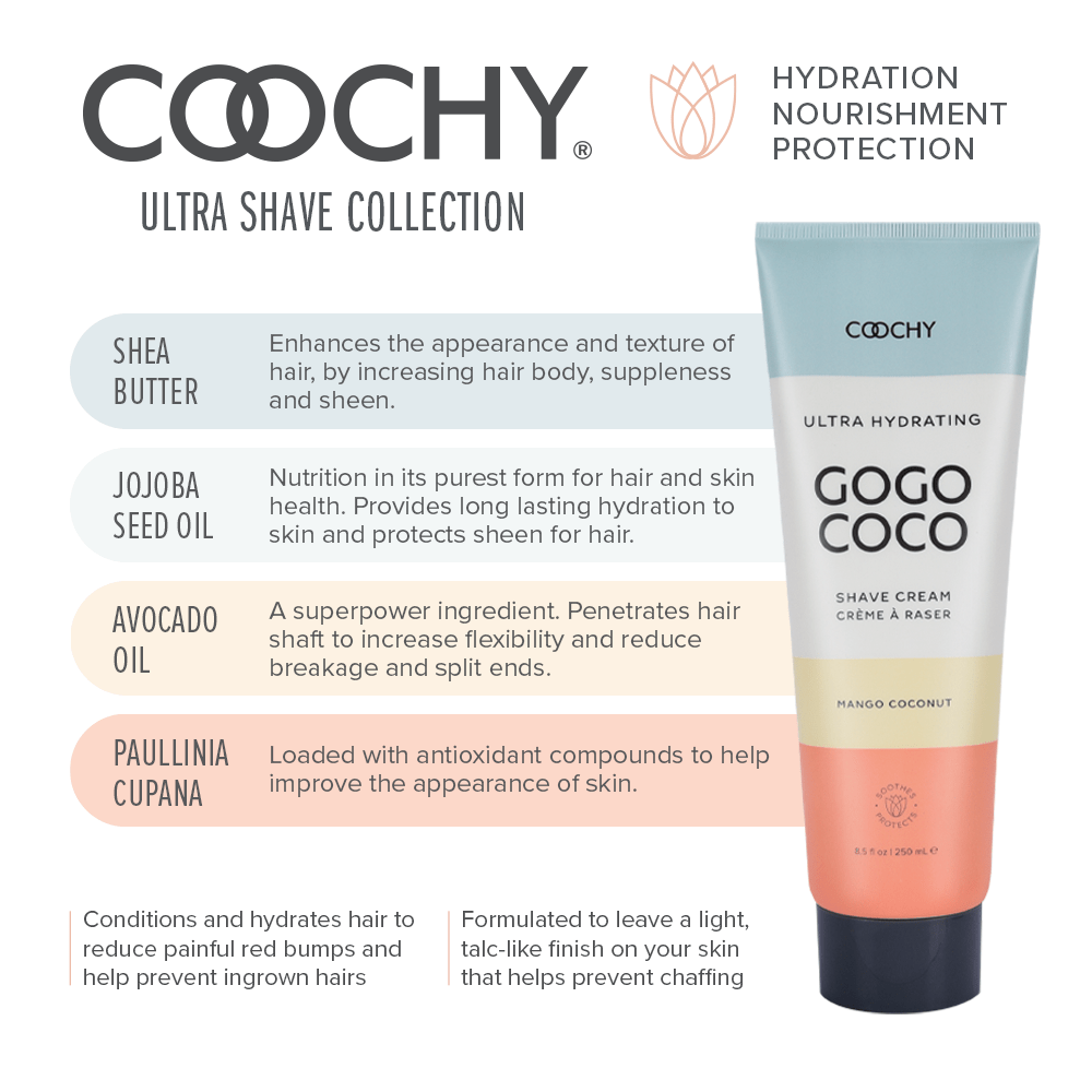 COOCHY Ultra Hydrating Shave Cream | Shop Lowest Prices at Funlove.com