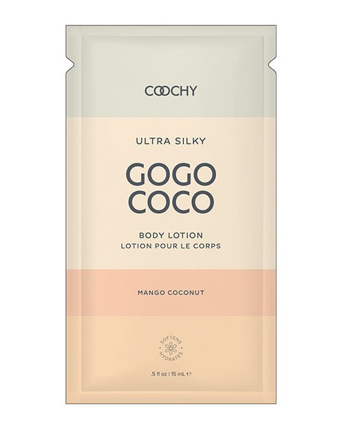 COOCHY Ultra Silky Body Lotion Foil - .35 oz Mango Coconut | Shop Lowest Prices at Funlove.com