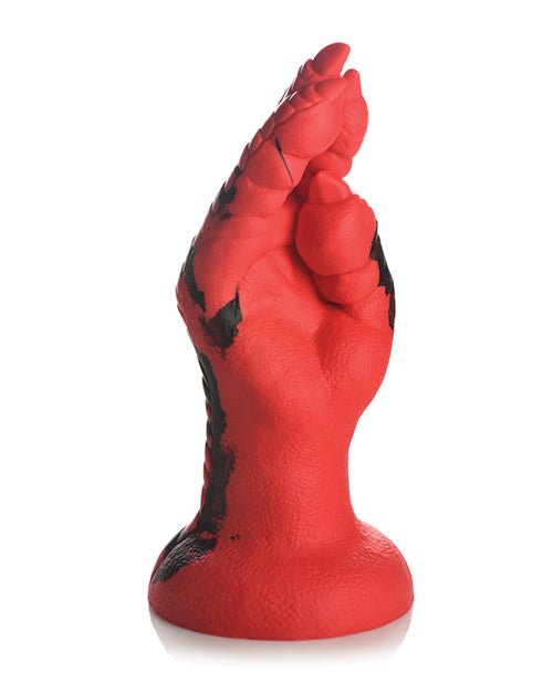 Creature Cocks Demon Claw Fisting Silicone Dildo - Red | Shop Lowest Prices at Funlove.com