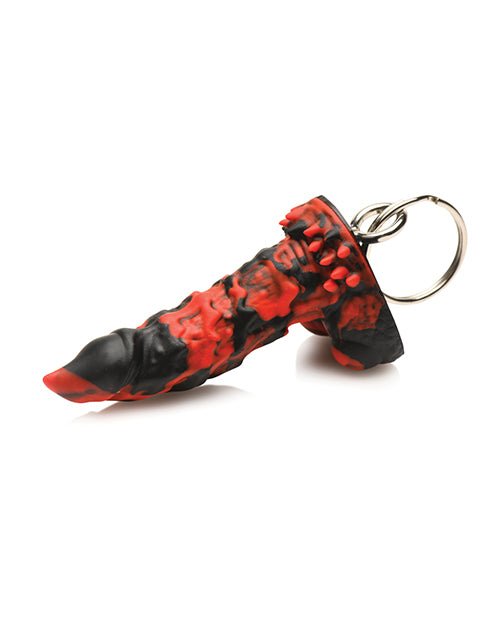Creature Cocks Fire Demon Keychain - Red/Black | Shop Lowest Prices at Funlove.com