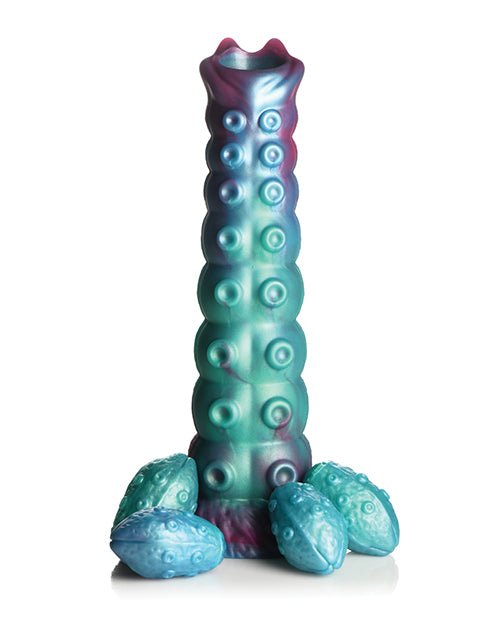 Creature Cocks Galactic Breeder Ovipositor Silicone Dildo w/Eggs - Multi Color | Shop Lowest Prices at Funlove.com