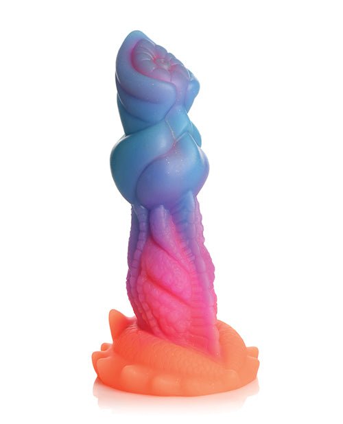 Creature Cocks Glow - in - the - Dark Aqua - Cock Silicone Dildo | Shop Lowest Prices at Funlove.com