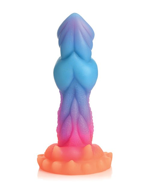 Creature Cocks Glow - in - the - Dark Aqua - Cock Silicone Dildo | Shop Lowest Prices at Funlove.com