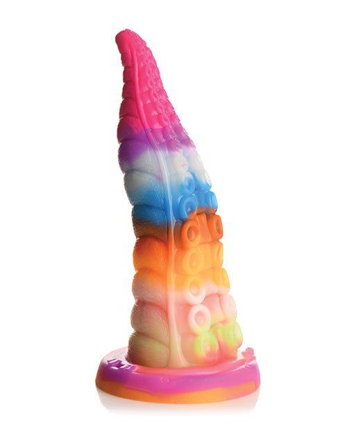 Creature Cocks Luminoctopus Glow - in - the - Dark Tentacle Dildo - Rainbow | Shop Lowest Prices at Funlove.com
