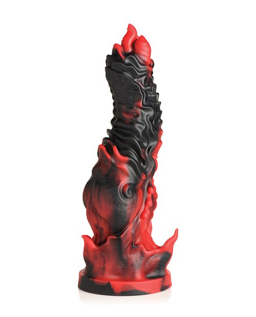 Creature Cocks Mephisto Silicone Dildo - Black/Red | Shop Lowest Prices at Funlove.com