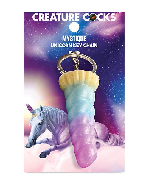 Creature Cocks Mystique Unicorn Silicone Key Chain | Shop Lowest Prices at Funlove.com