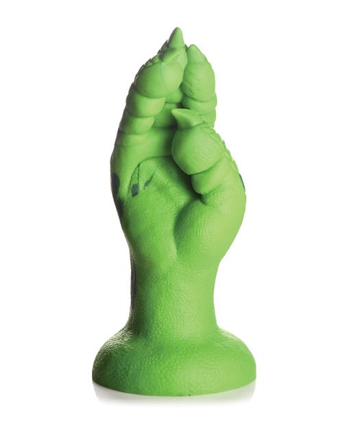 Creature Cocks Raptor Claw Fisting Silicone Dildo - Green | Shop Lowest Prices at Funlove.com