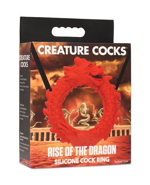 Creature Cocks Rise of the Dragon Silicone Cock Ring | Shop Lowest Prices at Funlove.com