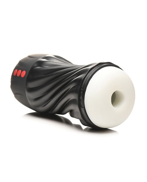 Curve Toys Jock Sucking & Vibrating Masturbator - Black | Shop Lowest Prices at Funlove.com