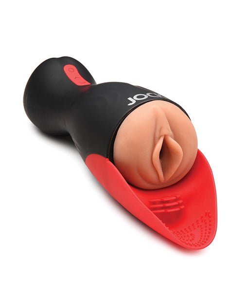 Curve Toys Jock Sucking & Vibrating Pussy Masturbator | Shop Lowest Prices at Funlove.com