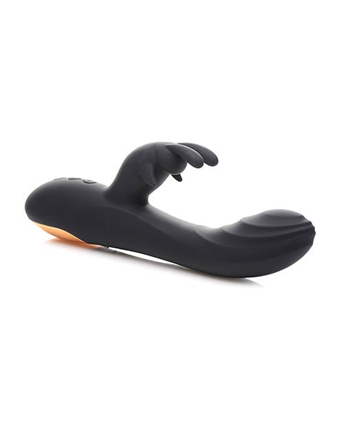 Curve Toys Power Bunnies Cuddles 10x Silicone Rabbit Vibrator - Black | Shop Lowest Prices at Funlove.com