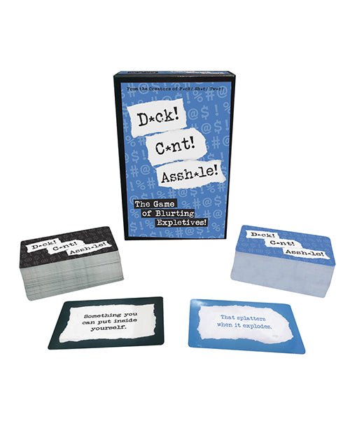 D*ck! C*nt! Assh*le! - The Game of Blurting Expletives | Shop Lowest Prices at Funlove.com