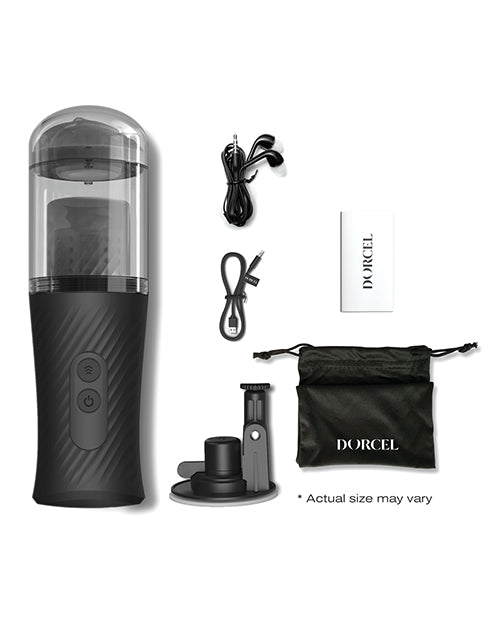 Dorcel Thrust Blow Automatic Masturbator - Black | Shop Lowest Prices at Funlove.com