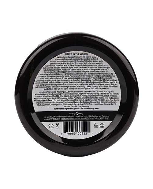Earthly Body Hemp Seed Skin Butter - 8 oz Jar Naked in the Woods | Shop Lowest Prices at Funlove.com